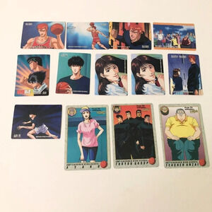 Vintage Slam  Dunk Anime Trading Card Lot Furyou Group Ayako Hanamichi